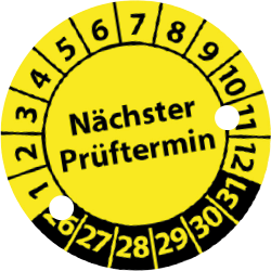 Prüfplakette